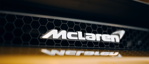 McLaren logo cover